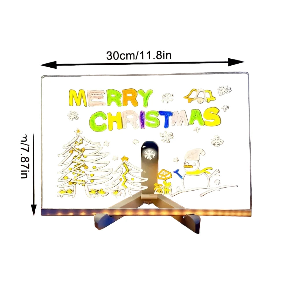 Lousa Luminária LED de 7 Cores